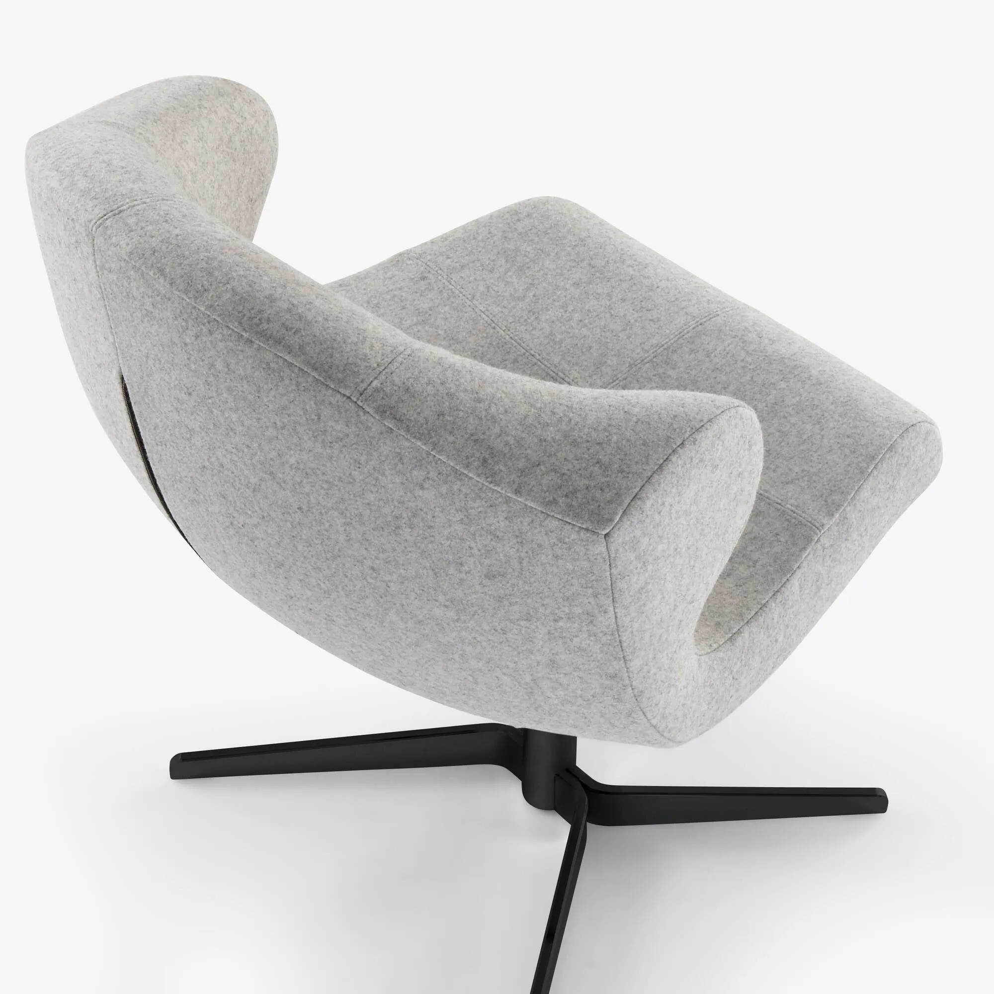 Alster Alster Carver Chair Central Pedestal – Matt Black