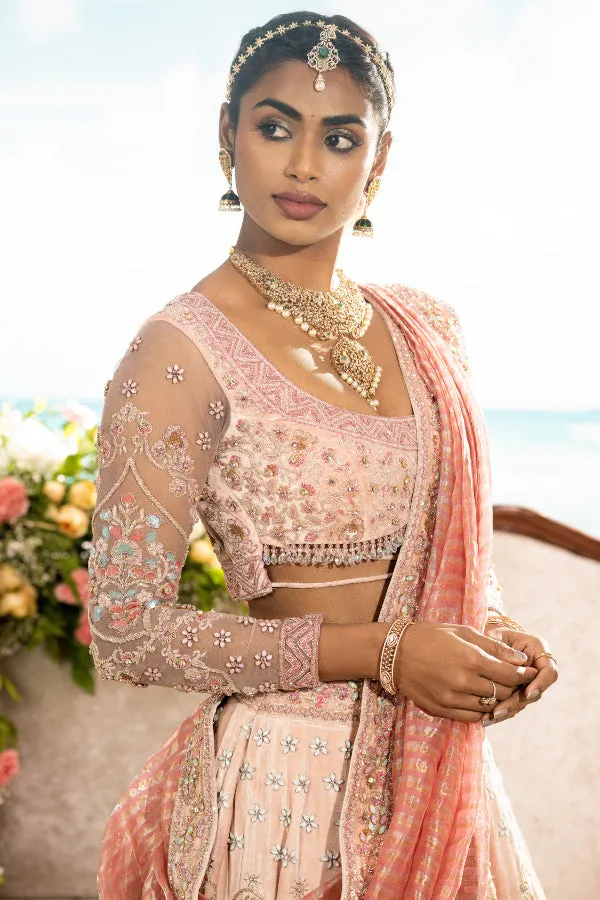 BRIDAL VELVET LEHENGA