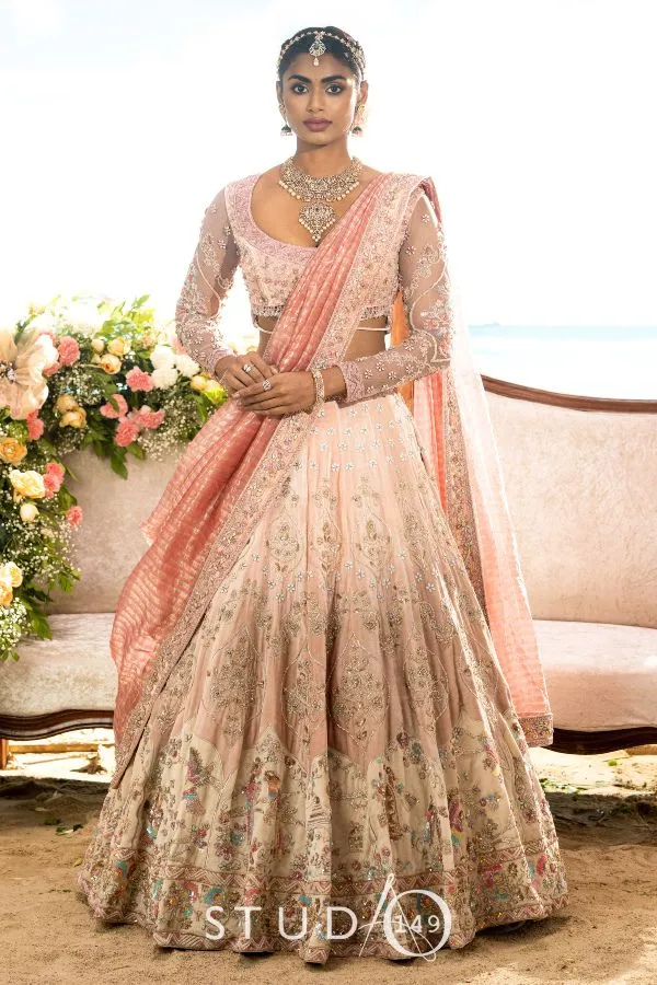 BRIDAL VELVET LEHENGA