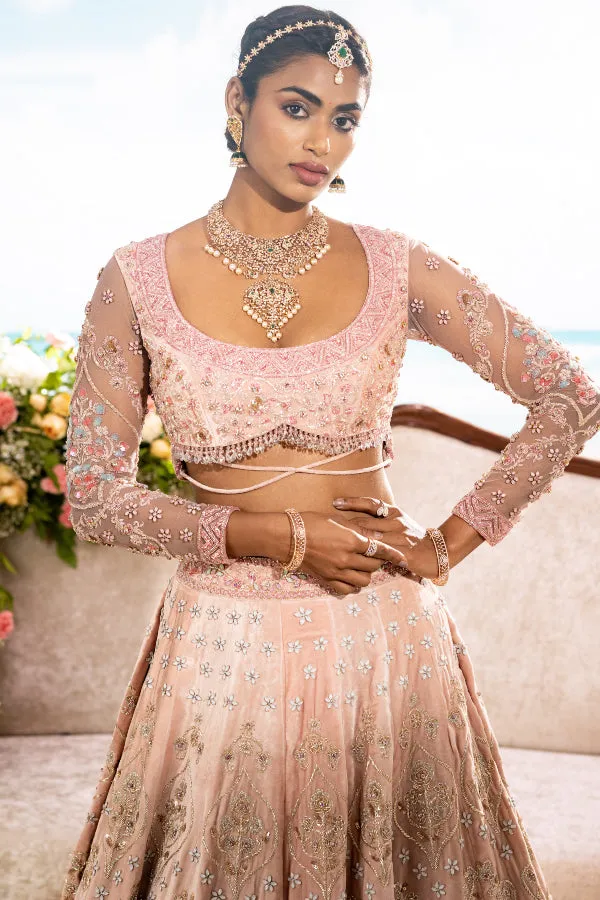 BRIDAL VELVET LEHENGA