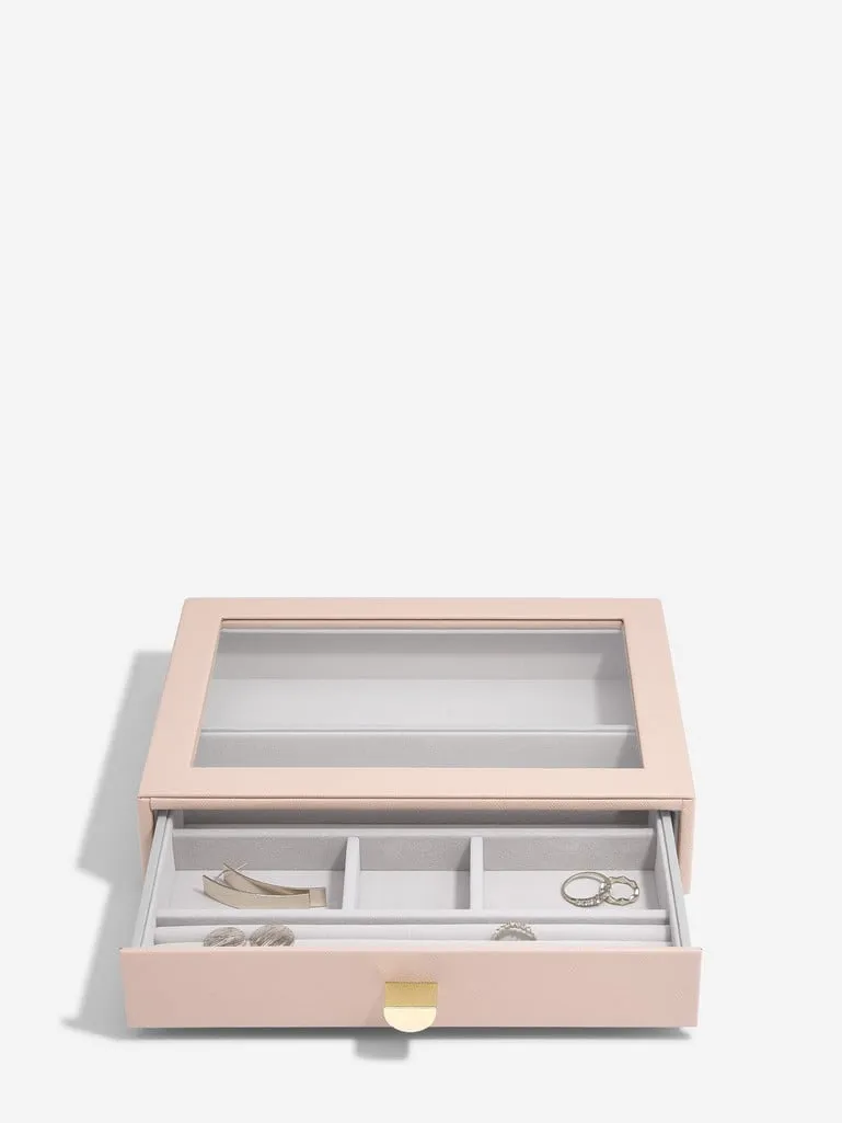 Classic 3 Drawer Jewellery Box - Blush - 75887