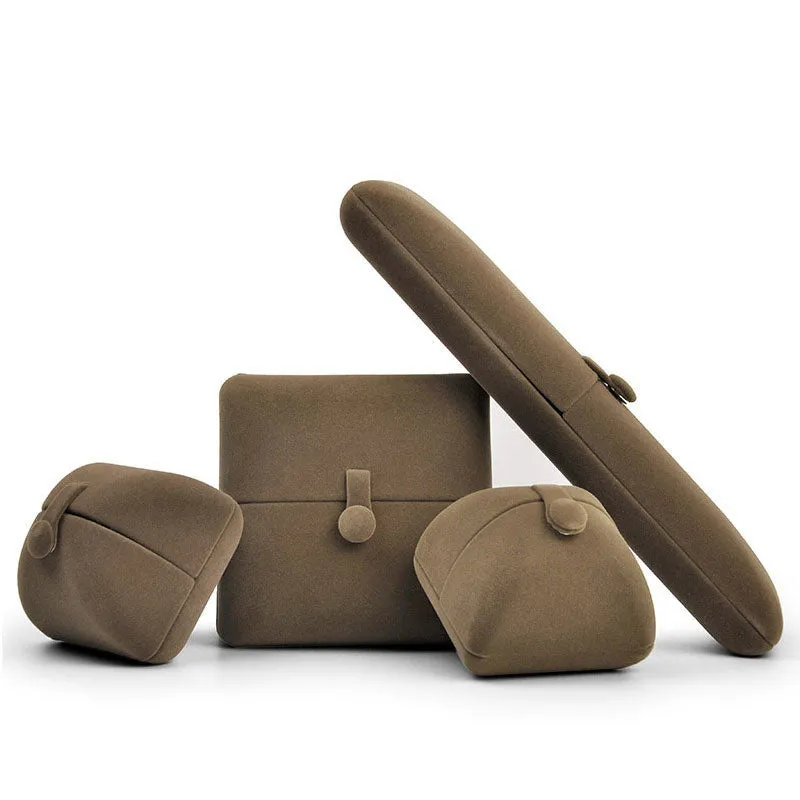 Coffee Velvet Bangle Gift Box H00902