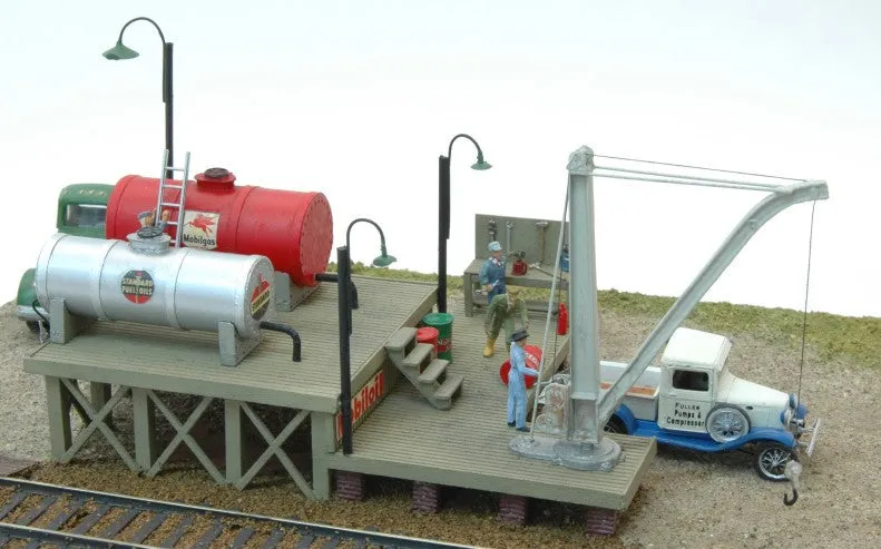 JL Innovative Design HO East Side Fuel Depot Wooden Kit