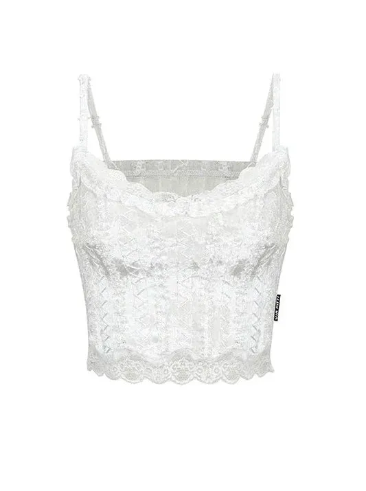 Lace Velvet Camisole