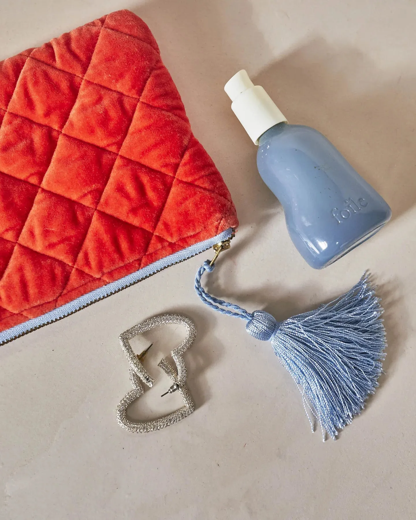 Life Unhurried Velvet Cosmetics Purse - Kip & Co.