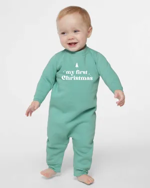My First Christmas Fleece One Piece