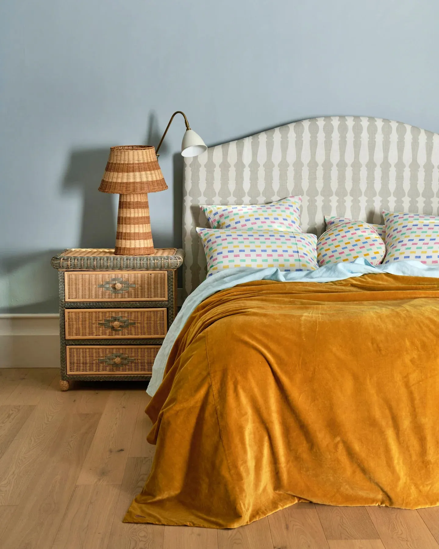 Pecan Velvet Quilt Cover - Kip & Co.
