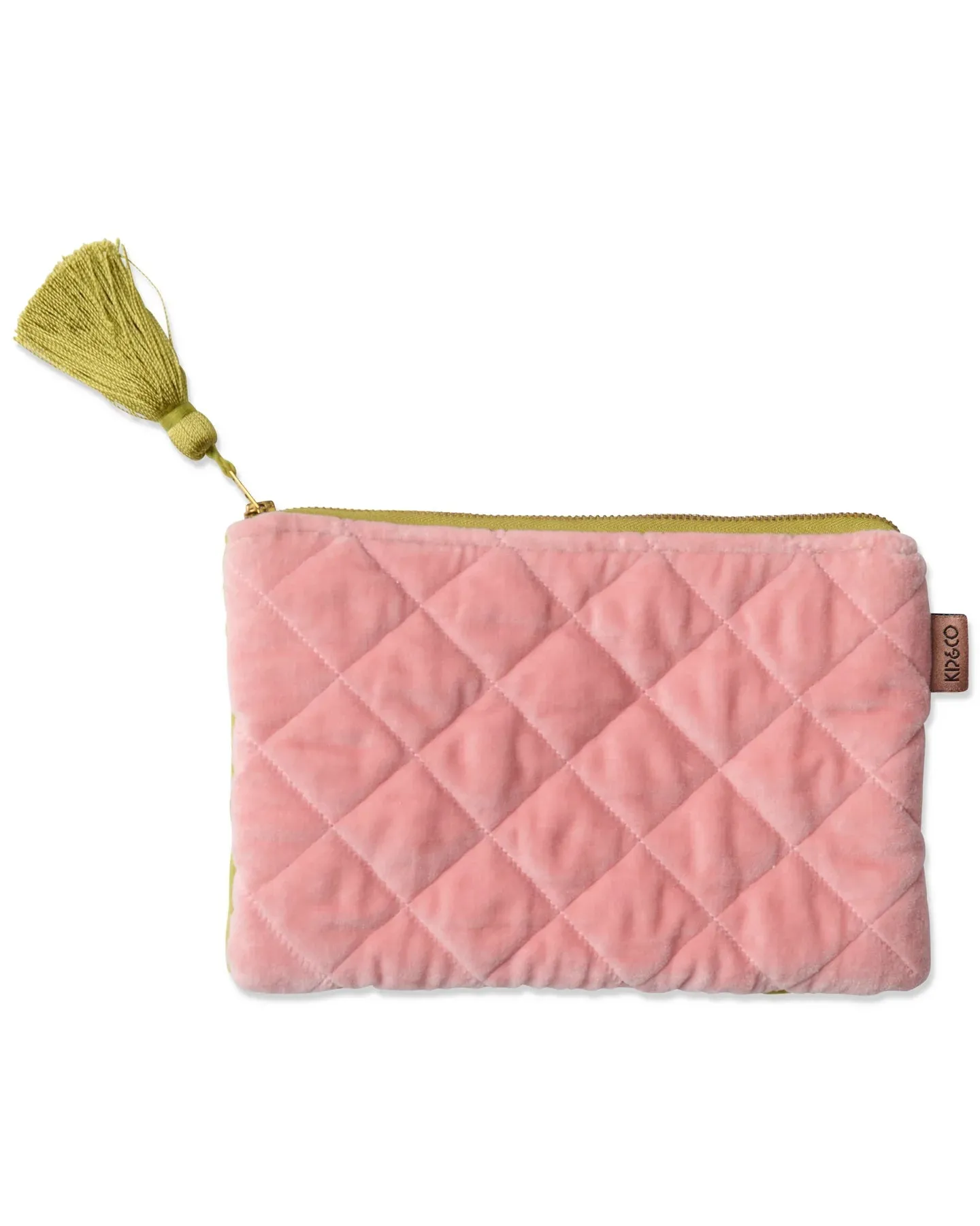 Tuscan Sunset Velvet Cosmetics Purse - Kip & Co.