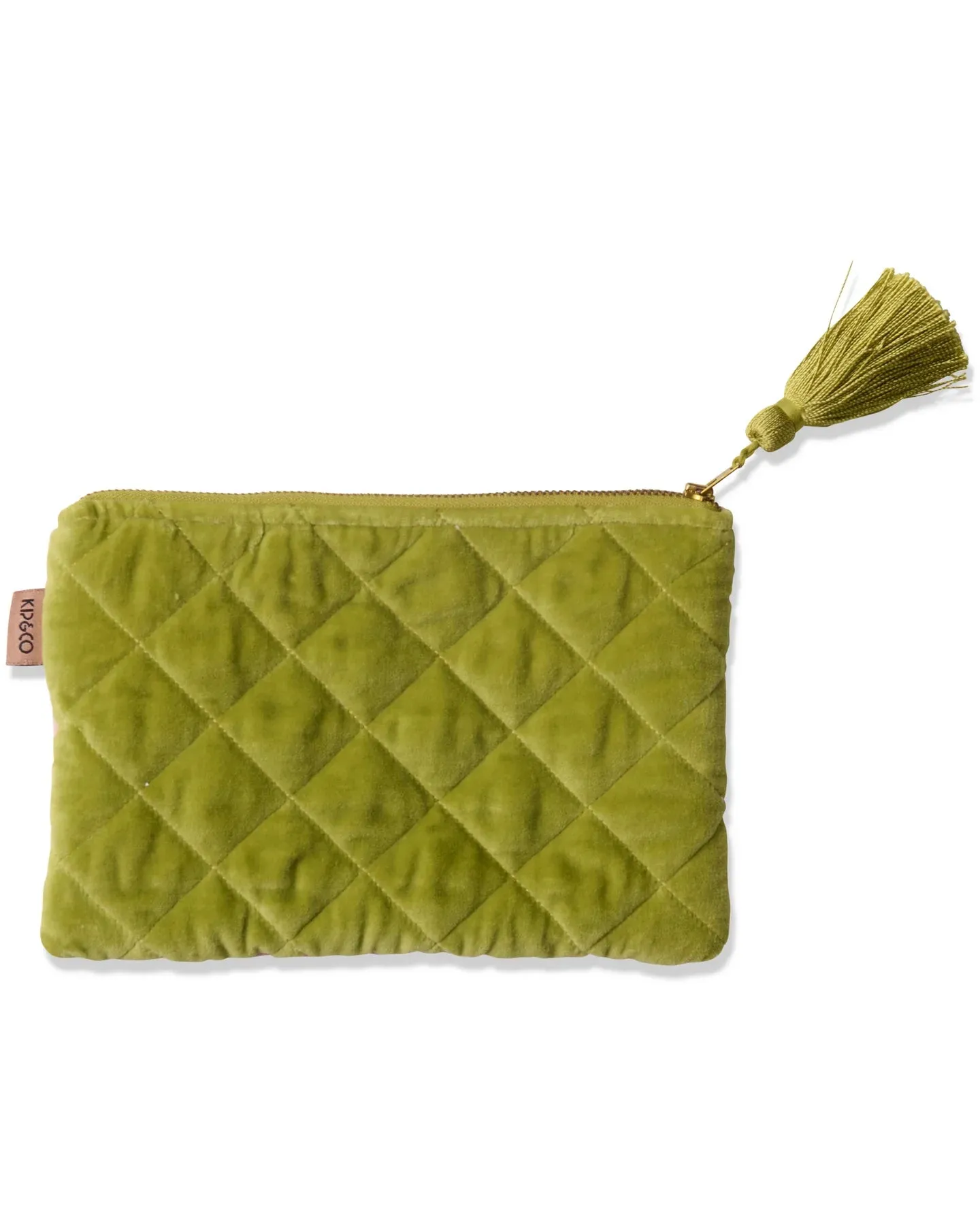Tuscan Sunset Velvet Cosmetics Purse - Kip & Co.
